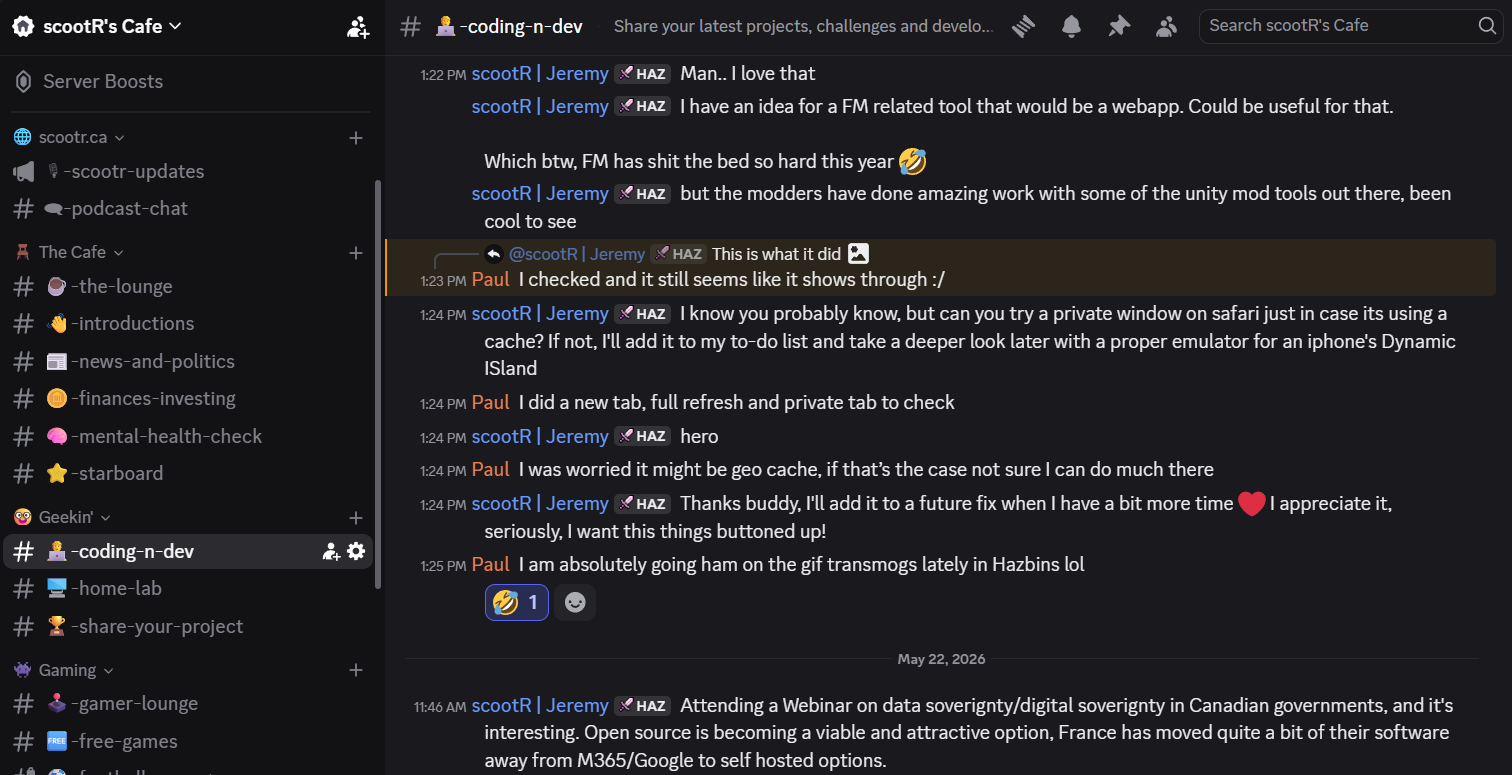 Discord community preview